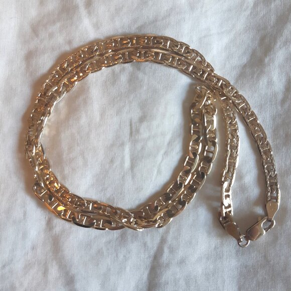 Wolf Circus Toni Necklace in Gold Vermeil Mariner Chain - Picture 3 of 6